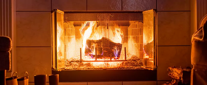 Mendota Hearth Landscape Fireplace Installation in Wade Hampton, South Carolina