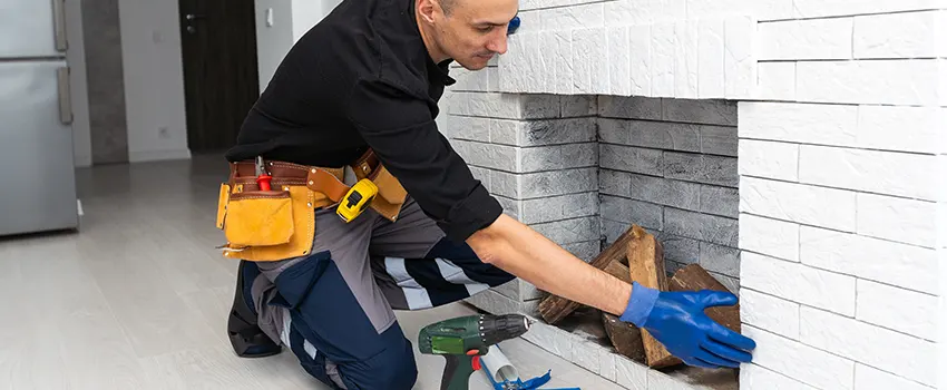 Fireplace Damaged Damper Frame Repair Services in Wade Hampton, South Carolina